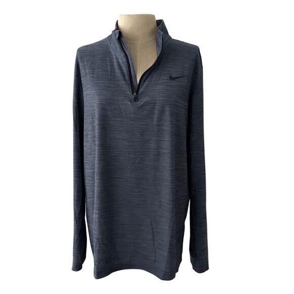 Nike Other - Nike Superset Men's Blue Long-Sleeve 1/4-Zip Training Top Size S